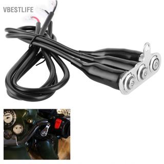 VBESTLIFE Công tắc tay cầm xe máy 12V Nút nhấn đèn LED điều chỉnh đèn LED (1xSwitch)