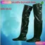 Ủng lội nước, ủng cấy dài Hoa San 2 lớp size 35-42 đế mềm xanh, ủng cấy xanh