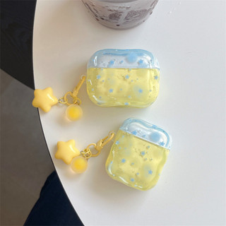 Các ngôi sao tương phản cho AirPods 1 / 2 3 Pro Pro2 pro3 Bộ tai nghe Airpods4 Vỏ bảo vệ Bluetooth không dây AirPods Pro i3 i4 pro3 Vỏ bảo vệ tai nghe