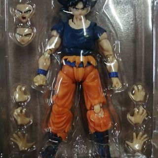 Dragon Ball SHF Đóng góp dễ dàng Goku Kết nối dễ dàng Goku Mô hình trang trí búp bê văn phòng thực hành Goku