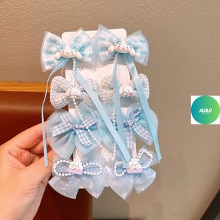 Set 8 Kẹp Tóc Bé Gái Hình Gấu Dâu Kuromi Công Chúa Dễ Thương Phong Cách Hàn Quốc – Kho sỉ gia dụng alulu