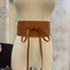Thắt lưng Corset rộng JVSUB, Thắt lưng quấn giả da Boho, Thắt lưng PU màu đen cổ điển dành cho nữ