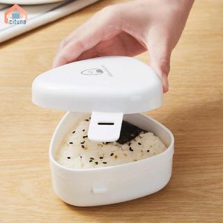 Máy làm bóng cơm tam giác, Hộp đựng cơm hình tam giác Nhật Bản, Hộp đựng Sushi, Trắng