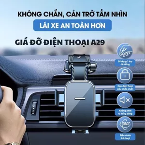 Giá đỡ điện thoại ô tô dán taplo A29 dáng thác nước không che tầm nhìn xoay 360 độ linh hoạt