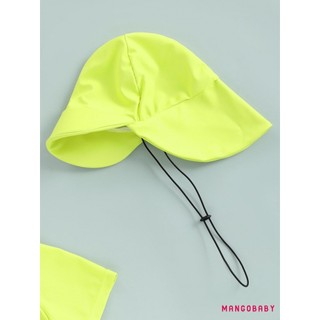 MG-Toddler Bé Trai Rash Guard Bộ 3 Bộ Đồ Bơi Tay Ngắn Áo Rùa In Quần Bơi Mũ Bơi Bộ Đồ Tắm