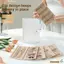 Sách lưu trữ trang sức CHEESELY, Trang có thể tháo rời Vòng cổ nhung Chất kết dính Sách lưu trữ, Túi dây kéo trong suốt Da PU sang trọng Vòng phát hành nhanh Chất kết dính Sách sắp xếp