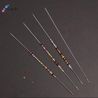 YOWEI - Bộ 30 Kim Đính Hạt Kim Loại Cho Ren và Tambour, Dụng cụ DIY Vòng Tay và Phụ Kiện Trang Sức