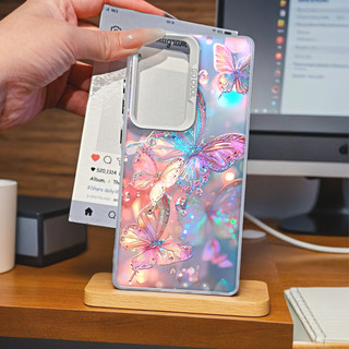 Con bướm màu được trang bị cho SAMSUNG A05 A06 A13 A14 A15 A25 A55 A35 S22 S23 S24 S25 ULTRA laser case IMD xay lỗ lớn