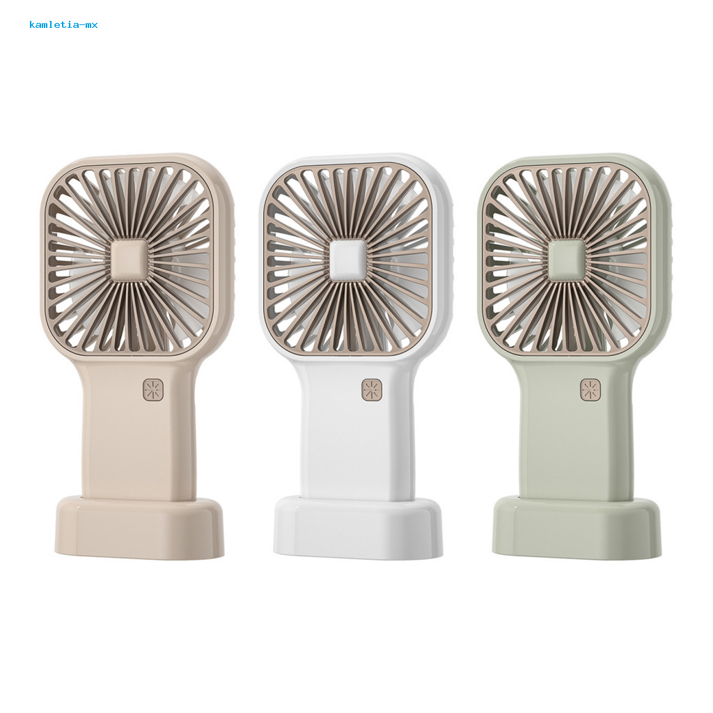 Quạt di động KA * Quạt chạy bằng pin Quạt Mini cầm tay cầm tay có băng 6 tốc độ có thể sạc lại Quạt cá nhân yên tĩnh Đế có thể tháo rời Nhẹ cho du lịch văn phòng để nóng