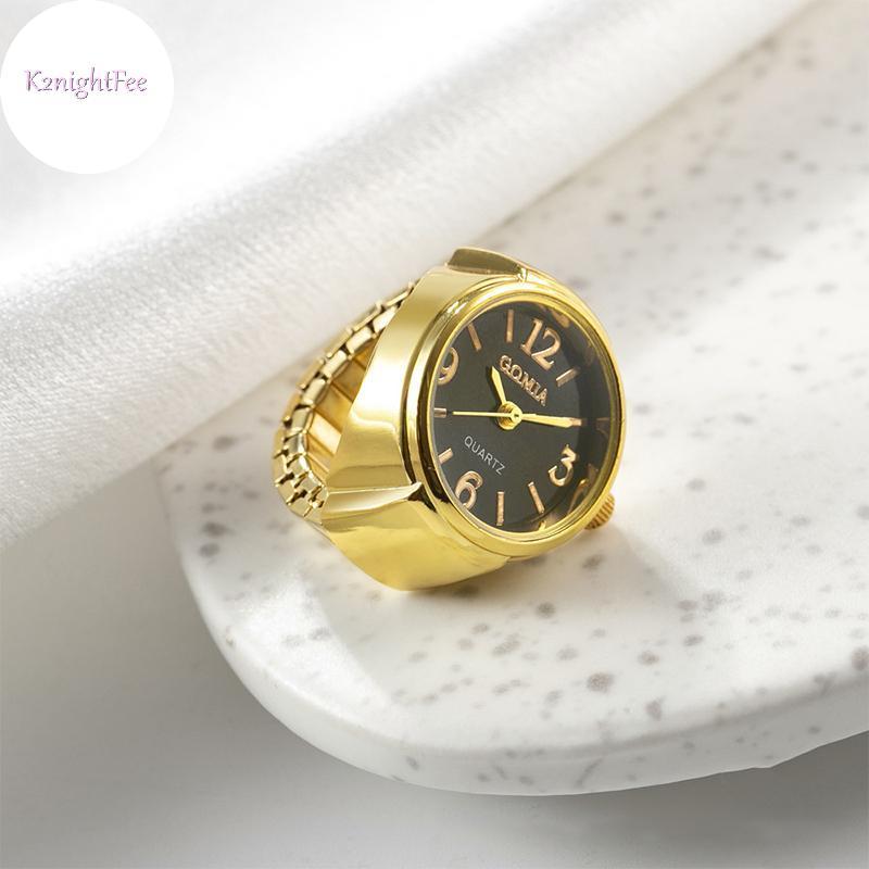 K2nightFee Nhẫn Đồng Hồ Điều Chỉnh Được, Mặt Số Thạch Anh - Quà Tặng Thời Trang Nam Nữ