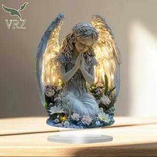 Tượng thiên thần cầu nguyện rạng rỡ VRZ - Trang trí máy tính để bàn êm dịu và ấm áp, Món quà hoàn hảo cho trang trí nhà, văn phòng hoặc quán cà phê của bạn HOT