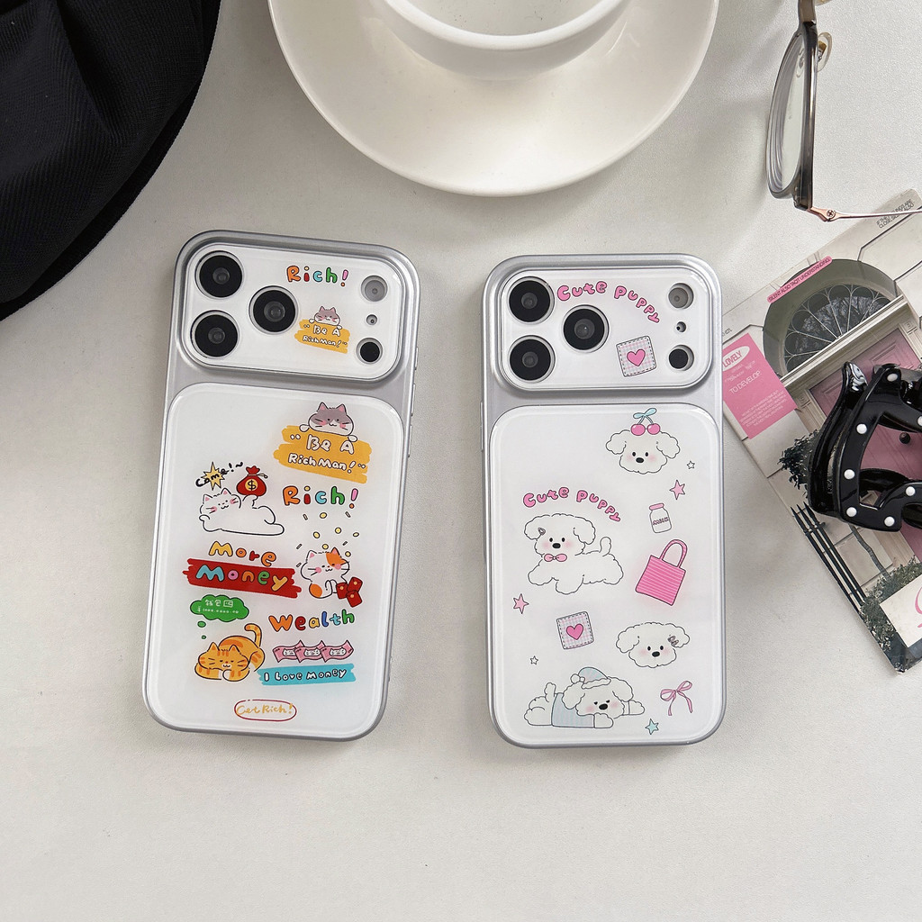 Ốp lưng iPhone họa tiết chú chó con mua sắm phù hợp cho iPhone 17 Pro Max, 17, 16 và 15