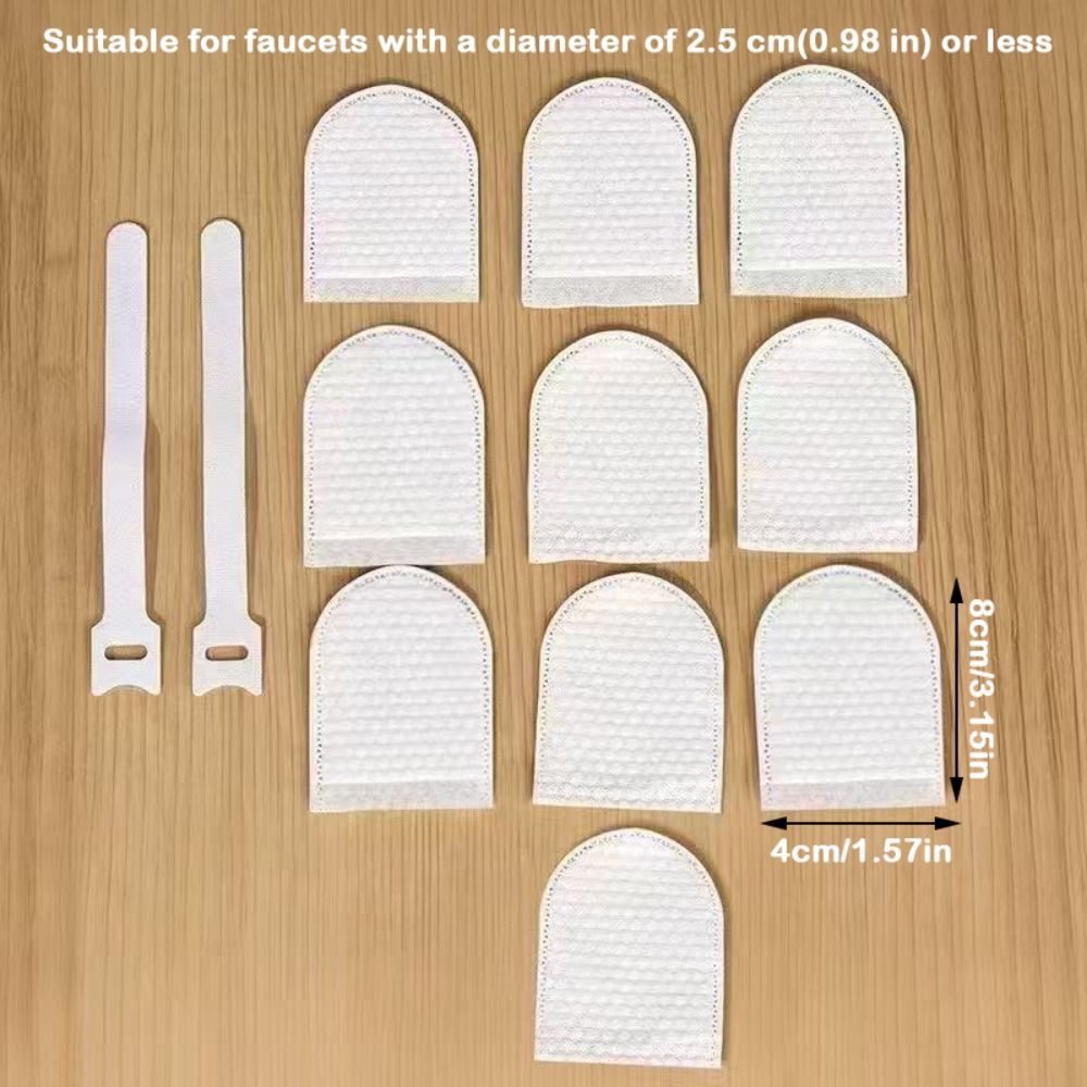 Bộ lọc vòi 10 / 20 / 50 TUYỆT VỜI, dày với bộ lọc vòi T-strap Cotton, Túi lọc nước máy đa năng chống bắn tung tóe
