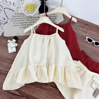 10-30kg Set 2s bèo quần đùi be đỏ Xkids