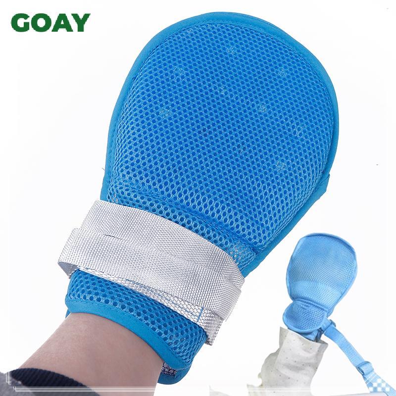 GOAY 1 Chiếc Găng Tay Hạn Chế Y Tế Có Thể Tháo Rời Giường Bệnh Nhân Chống Rơi Tay Ràng Buộc Bảo Vệ Người Cao Tuổi Chống Trầy Xước Găng Tay Cố Định VN
