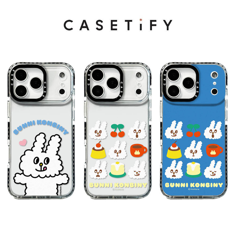 Ốp Điện Thoại Fruit Dim Sum Bunny Cho IPhone 17 Pro Max 17 16 15 14 13 12 11 Vỏ Bảo Vệ Chống Sốc THXQ