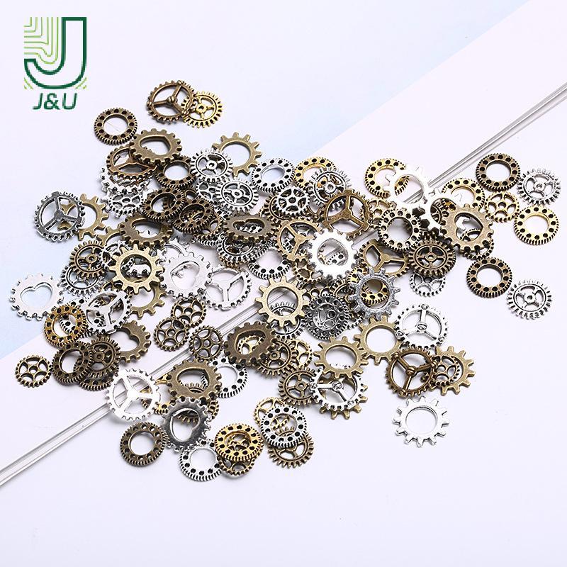 Bánh xe dây chuyền cổ steampunk mini - 100 chiếc cho DIY trang sức handmade