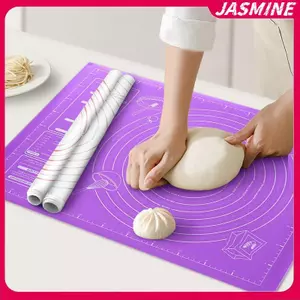 JASMINE Thảm Nướng Bánh Silicon Tấm Pizza Bột Chống Dính Giá Đỡ Bánh Ngọt Phụ Kiện Nhà Bếp Dụng Cụ Nấu Ăn Dụng Cụ Máy Nướng Tiện Ích JASMINE