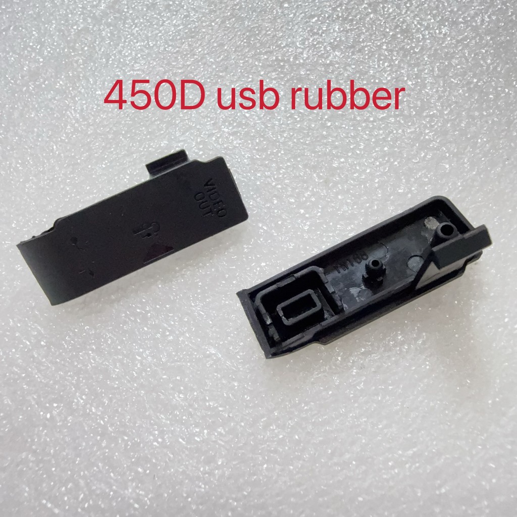 MỚI Dành Cho Canon EOS 450D VIDEO OUT / USB Cao Su Nắp Dưới Cửa Sửa Chữa Máy Ảnh Một Phần