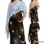Khăn choàng poncho sheer mesh màu trơn, cổ tròn, thiết kế không đối xứng