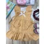 Đầm Bé Gái Vintage Cánh Tiên Màu Vàng 10-15kg - Váy Thiết Kế Họa Tiết Hoa Nhí Xinh Xắn Cho Bé Đi Chơi, Dự Tiệc
