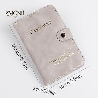 ZMONH Chống Thấm Nước Hộ Chiếu Có Bao Du Lịch Da PU Thẻ Tín Dụng Ví Dễ Thương Hộ Chiếu Sách Dành Cho Nữ / Nam Bao Hộ Chiếu Không