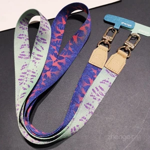 Cổ Treo Điện Thoại Di Động Dây Dài In Webbing Phiên Bản Rộng Không Mạnh Bền Ngoài Trời ins Leo Núi Du Lịch