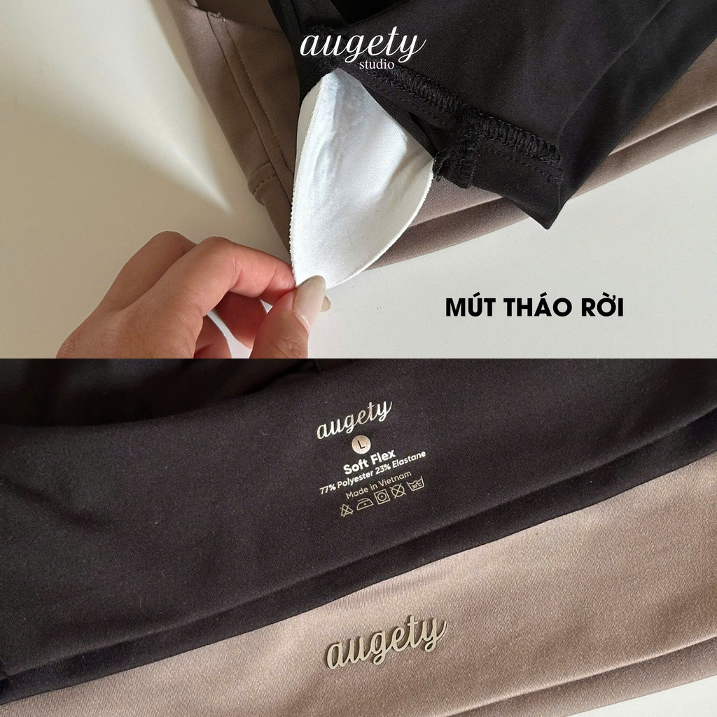 Áo Bra Nữ Cố Yếm Nút Bọc Hỗ Trợ Định Hình Ngực Augety Studio, SEVY Halter Bra