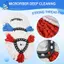 Dành cho đầu lau nhà hình tam giác quay Phụ kiện đầu sợi bông hình tam giác Đầu lau nhà Vải thay thế (3 chiếc)