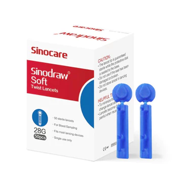 [Hộp 50 kim] Kim lấy máu, kim chích tiểu đường, đường huyết Sinocare