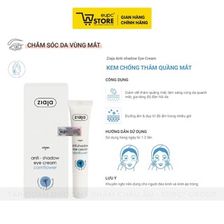 Combo Kem Hỗ Trợ Giảm Thâm Quầng Mắt Ziaja 15ml Và Kem Bảo Vệ Dưỡng Ẩm Giảm Nhăn Collagen Celia 50ml