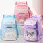 Học Sinh Tiểu Học Schoolbag Hoạt Hình Kuromi Trẻ Em Ba Lô Bé Gái Giảm Gánh Nặng Bảo Vệ Cột Sống Lối Vào Ba Lô