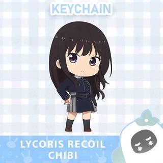 Ganci / Gantungan Kunci Akrilik ANIME LYCORIS RECOIL CHIBI - CHISATO 1