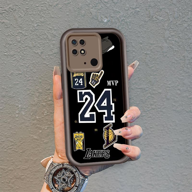 Ốp Lưng Cho Redmi 9C 10C 10A Hoạt Hình Silicon Điện Thoại Thông Minh Mềm TPU NO.0 24 Bóng Rổ Cậu Bé Kobe Thiên Thần Mắt Chống Sốc Ốp Lưng
