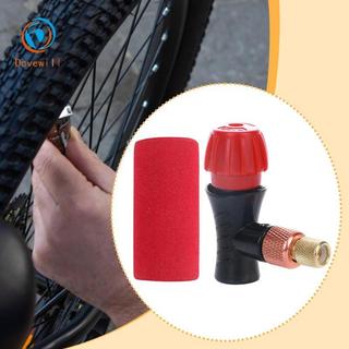 Bơm lốp xe đạp Dovewill CO2, Đầu bơm nhỏ gọn, Bộ chuyển đổi van, Núm điều khiển không khí, Hợp kim nhôm, để đi bộ, Xưởng, Đi xe thành phố và thể thao giải trí