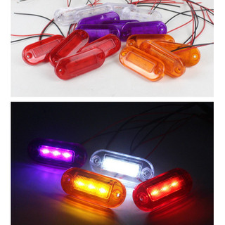 10 Chiếc 3LED 12V Đèn Rộng Bên Xe Tải Chống Nước Cảnh Báo Tín Hiệu