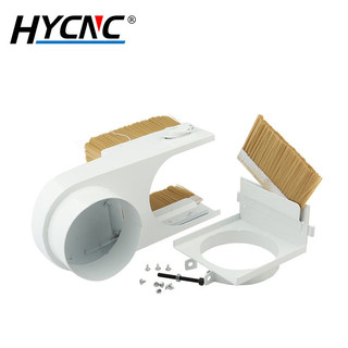 Máy khắc Máy hút bụi Máy hút bụi Nguồn bàn chải 65mm-100mm Vít chế biến gỗ có thể tháo rời Ống xả bụi trượt