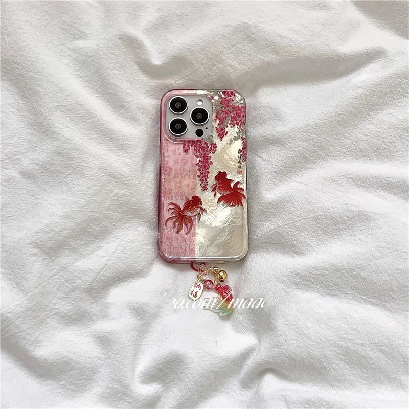 Ốp điện thoại may mắn năm mới Nhân vật may mắn Thích hợp cho iPhone16promax Vỏ điện thoại 16 Phong cách mới 15 / 14 Vỏ mềm 13 / 12