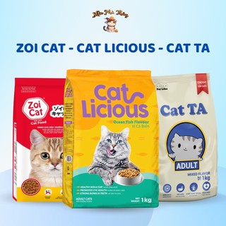 Thức ăn hạt cho mèo ( Combo 5kg ) Zoi Cat - Cat TA - Cat Licious dành cho mọi loại mèo trưởng thành