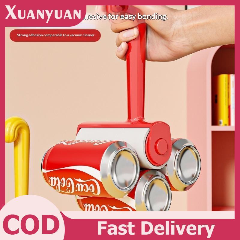 XUAN Mới Có Thể Xé Cuộn Giấy Con Lăn Bụi Khăn Lau Tóc Thú Cưng Quần Áo Thảm Tousle Tẩy Di Động Có Thể Thay Thế Bàn Chải Làm Sạch Công Cụ VN