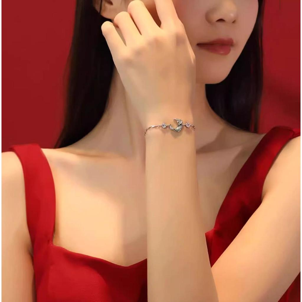 Vòng tay nữ sang trọng nhẹ nhàng tinh tế bạc 925