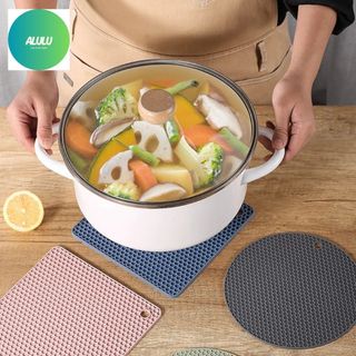 Miếng Lót Nồi Silicon Tổ Ong Chịu Nhiệt Cao Đa Năng Chống Nóng Cách Nhiệt (Nhiều Màu) - Phụ Kiện Đa Năng Siêu Tiện Lợi