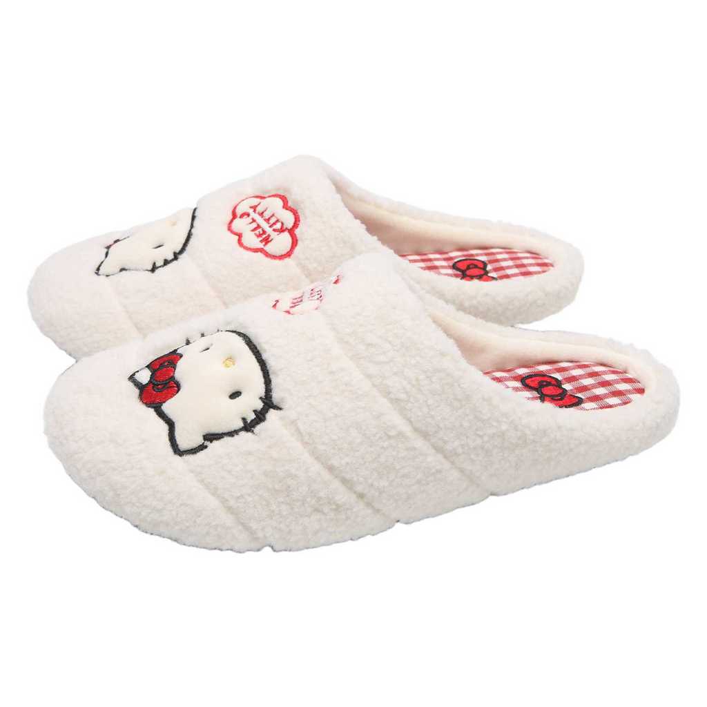 XIXITIAO Dép Cotton Kẻ Sọc Mèo Con Mùa Đông Thoải Mái Nhà Nữ Giữ Ấm