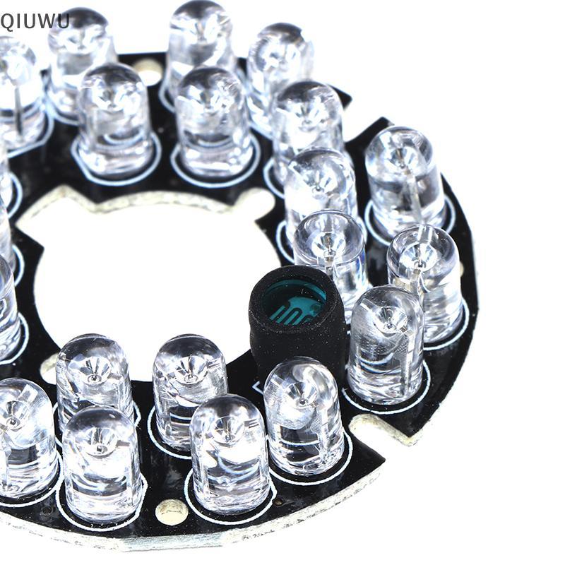 Đèn hồng ngoại QIUWU Bảng LED hồng ngoại 24 hạt 850nm cho camera giám sát.