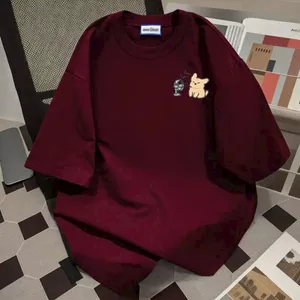Áo phông unisex tay lỡ cotton su chữ FUN FUN in ngựcfree size-quanao94