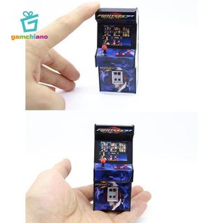 Gamchiano Mini Arcade Máy ABS Retro Mô Phỏng Bảng Điều Khiển Chơi Game Phụ Kiện Đồ Chơi Cho Nhà Búp Bê Thu Nhỏ Tỉ Lệ 1 12
