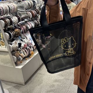 Túi xách Out Baby Mom Mesh Túi xách KT Cat Túi xách tắm chống thấm nước thoáng khí Túi xách tay dung tích lớn