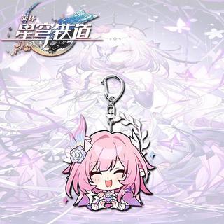 Hot Honkai:Star Rail Cyrene Mimi Expression Pattern Character Cute Keychain