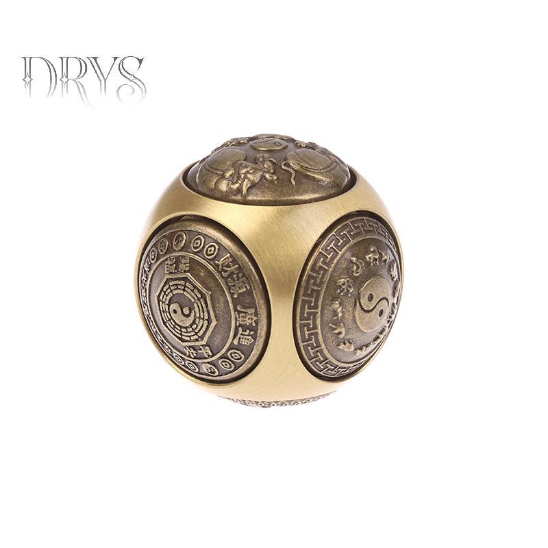 (TFT) Sáu Mặt Bốn Phước Lành Lu Money Fidget Spinner Đồng Thau Giảm Căng Thẳng Khối Giải Nén Bóng Fidget Đồ Chơi Thủ Công MỚI
