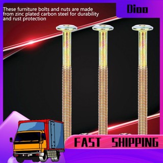 Dioo Đồ Nội Thất Bu Lông 10 Chiếc Thép Carbon Ốc Vít Với ​​Nòng Hạt Chốt Đai Ốc Kết Nối Nhanh Cho Cũi Giường Cũi Và Ghế